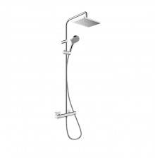 Hansgrohe Vernis Shape Душевая стойка с верхним душем 230 1jet с термостатом, Green, цвет: хром . 26319000