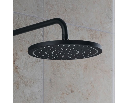 Duravit Shower Верхний душ Oslash;25см., 1 режим, настенный/потолочный, цвет: черный матовый. UV0660018046
