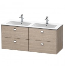 Duravit  Brioso Тумба подвесная 129x47.9х55.3см, с раковиной, с 4 выдвижными ящиками, цвет: сосна серебристая. 2336130000,  BR410601031