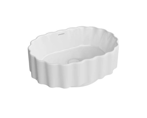 Kerama Marazzi ArtBasin Conchiglia Раковина накладная 50см., без отв., цвет: белый глянцевая. CC.wb.50\WHT Kerama Marazzi ArtBasin Conchiglia Раковина накладная 50см., без отв., цвет: белый глянцевая. CC.wb.50\WHT