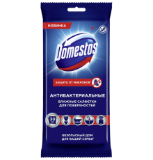 Влажные салфетки Domestos антибактериальные, 30 шт.