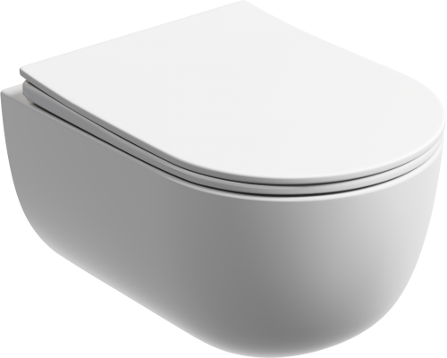 Унитаз подвесной Ceramicanova Modena Rimless CN6063MW белый матовый
