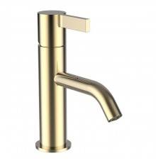Laufen Kartell Смеситель для раковины, 1 отв., без донного клапана, цвет: PVD золото. 3.1133.1.001.100.1