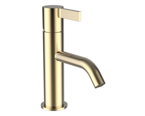Laufen Kartell Смеситель для раковины, 1 отв., без донного клапана, цвет: PVD золото. 3.1133.1.001.100.1