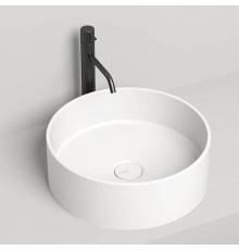 Salini Armonia Раковина накладная 45х45х15cм, без отв., без перелива, S-Stone, цвет: белый матовый. 130112SM