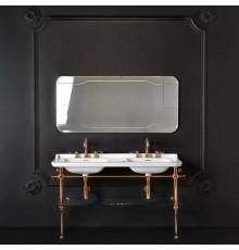 Kerasan Waldorf Консоль с раковиной 150х55см, напольная, на 1 отв, цвета консоли: oro (золото).. 4143K1bi/cr*1,  9195K2oro,  811391oro