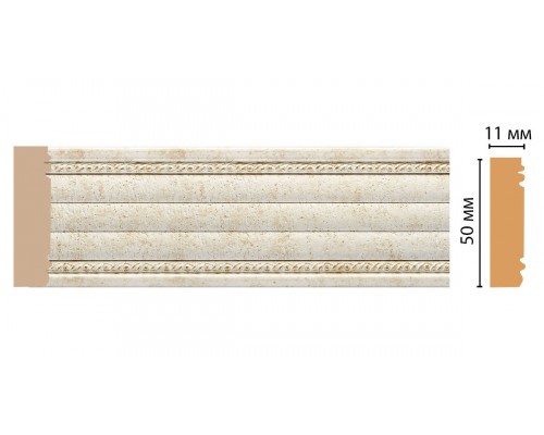 Молдинг DECOMASTER 156-41 ДМ (51*11*2400 мм) Молдинг DECOMASTER 156-41 ДМ (51*11*2400 мм)