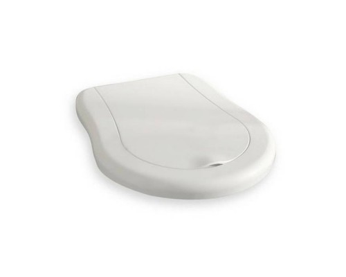 Kerasan Retro Сиденье NEW для унитаза, микролифт, цвет: белый/золото. 108501 bi/oro