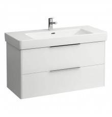 Laufen Base Тумба подвесная 101х44х53см., с раковиной, 1 отв., 2 ящика, цвет: белый матовый. 8.1396.6.000.104.1,  4.0245.2.110.260.1