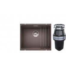 Комплект Мойка Blanco Etagon 500-U темная скала + Измельчитель KUCHENSTERN Muhle