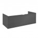 Emco Vanity units Тумба с раковиной, 120.8х52.1хh44см., с 1 отв., подвесная, 1 ящик со стекл фасадом, ручка хром, корпус лак, цвет: черный