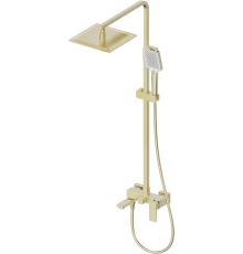 Душевая стойка Wonzon   Woghand WW-88047068-BG, брашированное золото