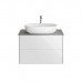 Kerama Marazzi PLAZA Modern Тумба подвесная 80x48см, 2 ящика, цвет: белый. PLB.M.80.2\WHT.V