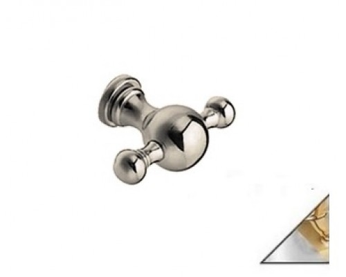 CA 244.39 CHROME/GOLD Крючок двойной (малый) CA24439