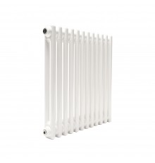 Трубчатый радиатор ТЕПЛОФОРТ ТР2057, 12 секций, боковое подключение 3/4”, белый глянец 200091