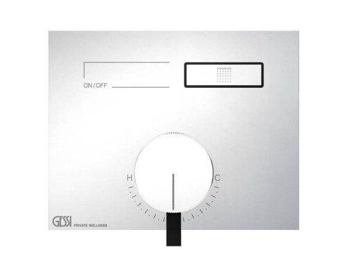 Gessi Hi-Fi Смеситель для душа, с включением 1 источника, внешняя часть, цвет: хром. 63061#031
