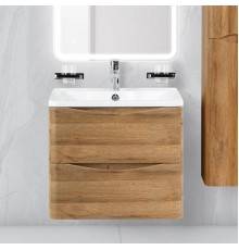 Тумба с раковиной BelBagno Acqua 70 подвесная, rovere rustico