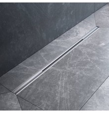 W01SC-S11-080-05SB Трап для душа линейный, универсальный затвор Slim line, 80 см