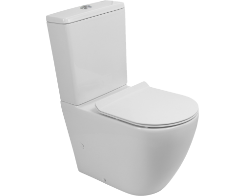 Унитаз-компакт BelBagno Sfera-r BB2141CP-TOR безободковый, крышка BB2111SC с микролифтом, бачок BB2141T Унитаз-компакт BelBagno Sfera-r BB2141CP-TOR безободковый, крышка BB2111SC с микролифтом, бачок BB2141T