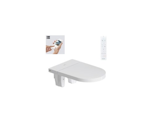 Duravit SensoWash Starck f Plus Сиденье для унитаза 37.8x57.3x21.8см., с душем, SoftClose, цвет: белый. 612002012002300