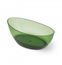Dea Design Elegant Ванна 180x90x62см., отдельностоящая, Glasstek, прозрачная смола, цвет: Emerald R3. DD8643 1800 R3