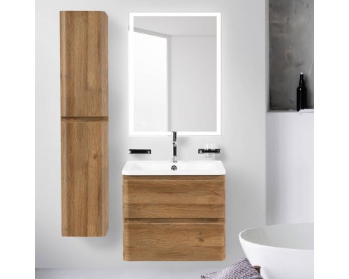 Мебель для ванной комнаты BelBagno Albano 70 подвесная, rovere rustico