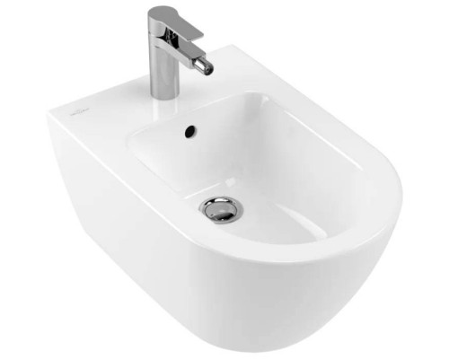 VilleroyBoch Subway 2.0 Биде подвесное 37.5х56.5х28см., 1 отв., цвет: альпийский белый. 54000001