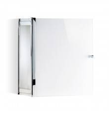 Decor Walther Glas S 2 Шкафчик подвесной 35x19x40см, стекло белое, цвет: хром. 0602304