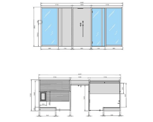 Effegibi Yoku Spa Door СаунаХаммам 444x170х217см, в нишу, цвет: чёрный орех/Calacatta Gold Extra. YO 80 31 0001 Effegibi Yoku Spa Door СаунаХаммам 444x170х217см, в нишу, цвет: чёрный орех/Calacatta Gold Extra. YO 80 31 0001