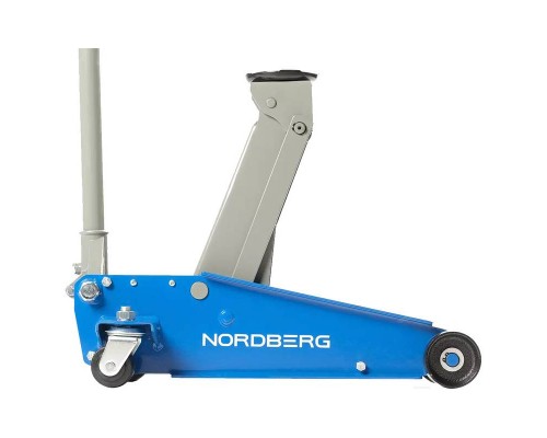 Домкрат подкатной с резиновой насадкой, быстрый подъем NORDBERG N32030 3 т
