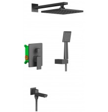 Timo SX-3069/03SM Selene Набор для комплектации ванны 4в1 черный SX-3069/03SM