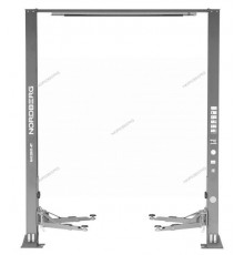 Подъемник двухстоечный 4 т, верхняя синхронизация, с электростопорами, H=4 м, 380 В, серый NORDBERG
