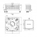 Jacuzzi J335 Минибассейн 214х214хh94см, отдельностоящий, гидро/аэромассаж, подсветка, стереосистема, CLEARRAY, MSFoam, нагреватель, с крышкой, отделка: platinum / smoked ebony. 903002410, ZP12ZY0EW40