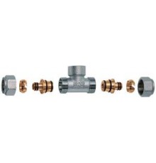 Фитинги цанговые RACC. A T 2 MONOCONI F 3/4' CROMATO  ADATT.MULTISTRATO 16X2.25 FC 5461 34 58200