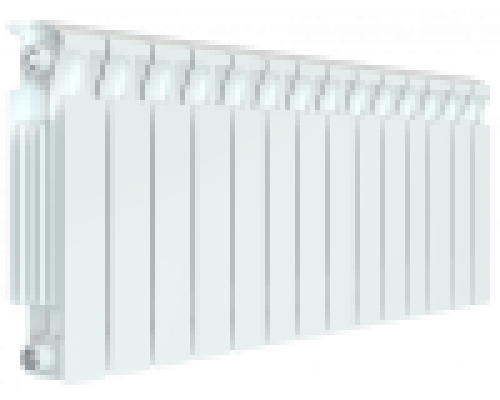 Радиаторы биметаллические секционные Радиатор биметаллический Monolit 300 17 секций, боковое подключение, RAL 9016, Rifar rm30017