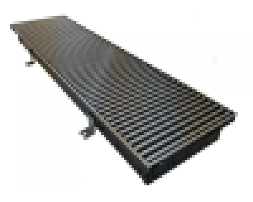 Конвекторы медно-алюминиевые внутрипольные Конвектор внутрипольный Gekon Eco c решеткой UNA H14 L360 T30 (с 2 воздуховодами 1BZ и без клапана) GETL0.01436030/UNA/2VEN1BZ/NV