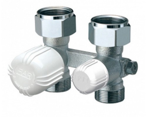 Узлы для радиаторов Узел термостататический Н-образный, прямой, 3/4, EU FAR FV 1483