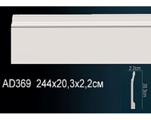 Плинтус напольный AD369