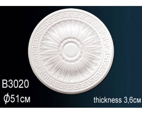 Розетка потолочная B3020