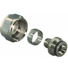 Фитинги цанговые FLEX-X ЗАЖИМНОЙ АДАПТЕР ИЗ ПОКРЫТОЙ ЛАТУНИ PE-X 20X1,9/2,0-3/4ВР ЕВРОКОНУС '10Ф (старый аналог 1045 UP 1057442