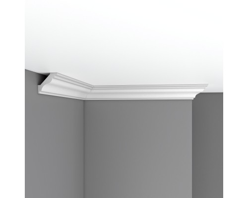 *Плинтус потолочный гладкий DECOMASTER DP-205 (50*50*2400мм)
