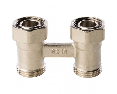 Узел нижнего подключения радиатора STOUT для двухтрубной системы, прямой 3/4 (SVH-0002-000020)