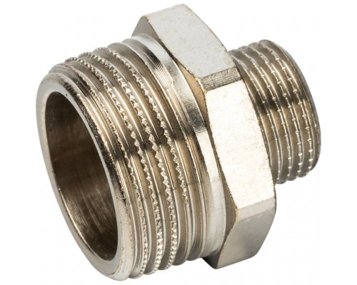 Ниппель НН STOUT переходной никелированный 3/4X3/8 (SFT-0004-003438) Ниппель НН STOUT переходной никелированный 3/4X3/8 (SFT-0004-003438)