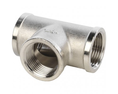 Тройник STOUT ВВ никелированный 3/4 (SFT-0020-000034) Тройник STOUT ВВ никелированный 3/4 (SFT-0020-000034)