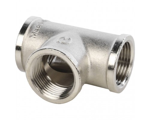 Тройник STOUT ВВ никелированный 3/4 (SFT-0020-000034) Тройник STOUT ВВ никелированный 3/4 (SFT-0020-000034)
