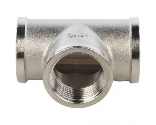 Тройник STOUT ВВ никелированный 3/4 (SFT-0020-000034) Тройник STOUT ВВ никелированный 3/4 (SFT-0020-000034)