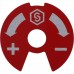 Синий-красный диск для распределительных коллекторов STOUT SMB 6801 000610 (SMB 6801 000610)