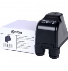Реле давления для водоснабжения STOUT PM5G, 1-5 бар,1/4 ,с накидной гайкой SCS-0001-000005 (SCS-0001-000005)