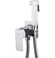 Гигиенический душ Frap F7506 со смесителем, С ВНУТРЕННЕЙ ЧАСТЬЮ, хром