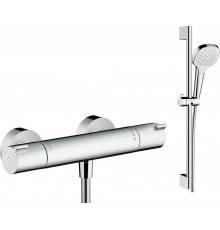 Термостатический смеситель Hansgrohe Ecostat 1001 CL ВМ 13211000 + Душевой гарнитур Hansgrohe Croma Select E Vario 26582400